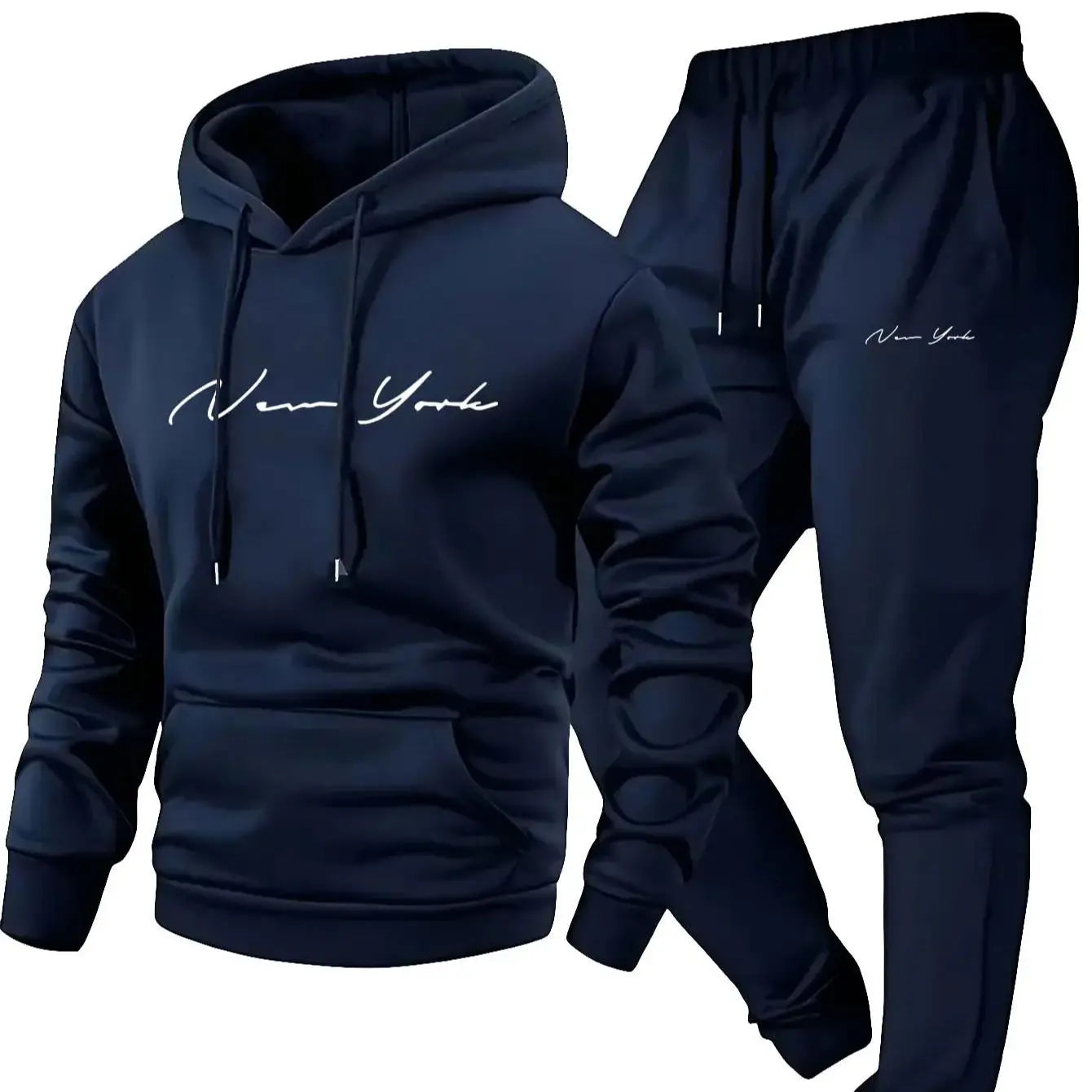 Hooded Sweatshirt and Sweatpants Set Ohberri