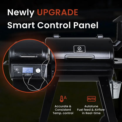 Wood Pellet Grill & Smoker with PID V2.1 Controller - Ohberri