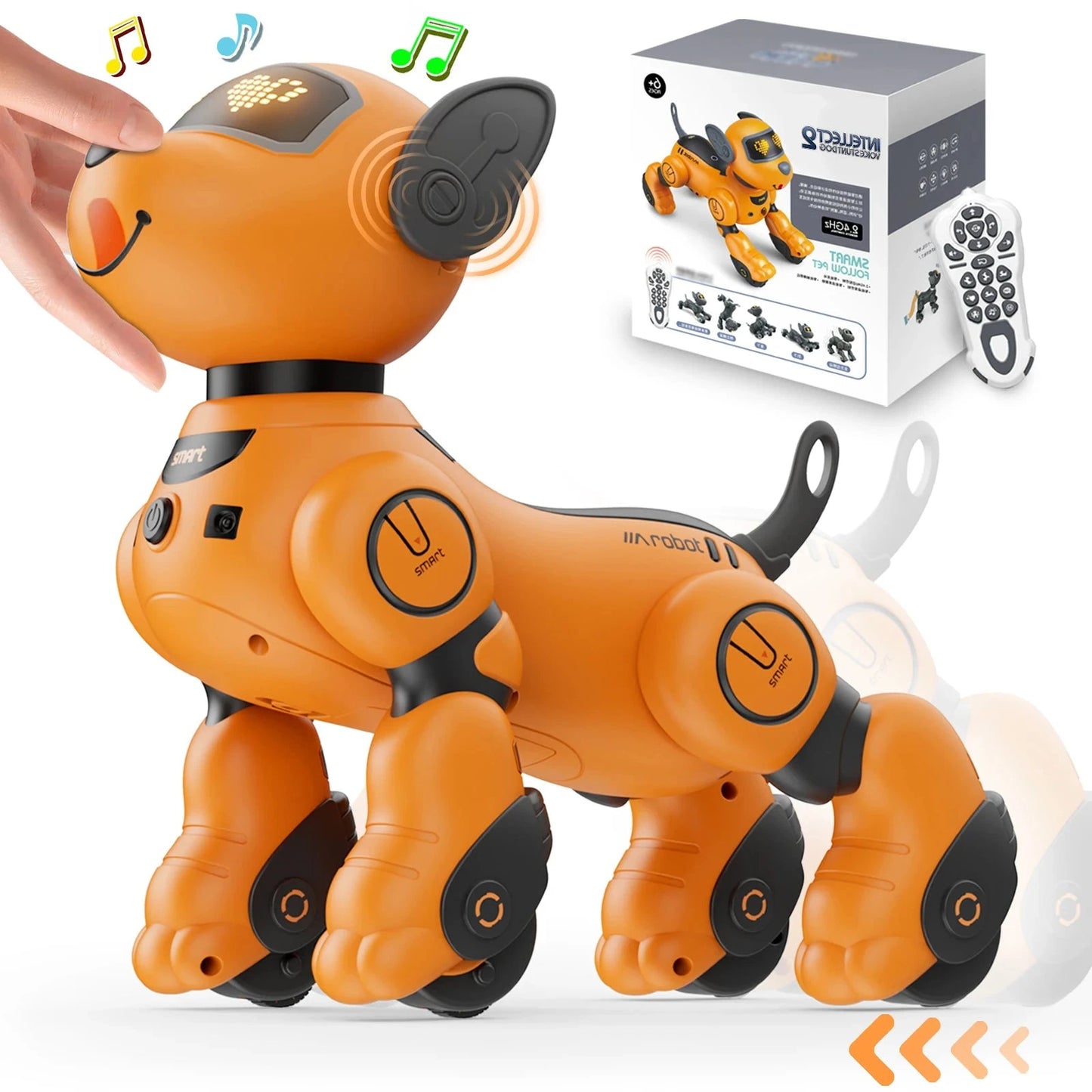 Robot Dog Toy for Kids Voice 2.4GHz Remote Control Robot Pet Touch Sensor 20+ Mode Ohberri