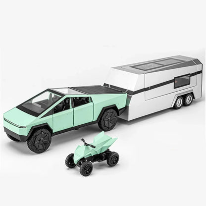 Pickup Truck 1/24Mars Pickup Diecast Metal Model Car, Camper Ohberri