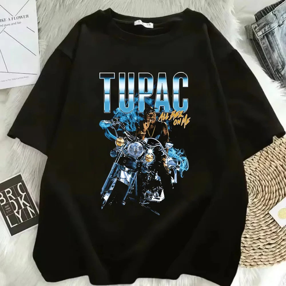 Tupac Hip-hop Street T-shirt Ohberri