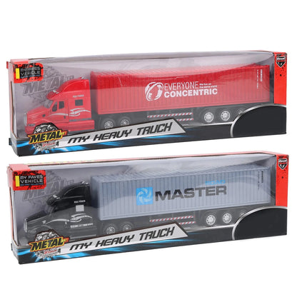 Alloy Simulation Container Car Model Ohberri