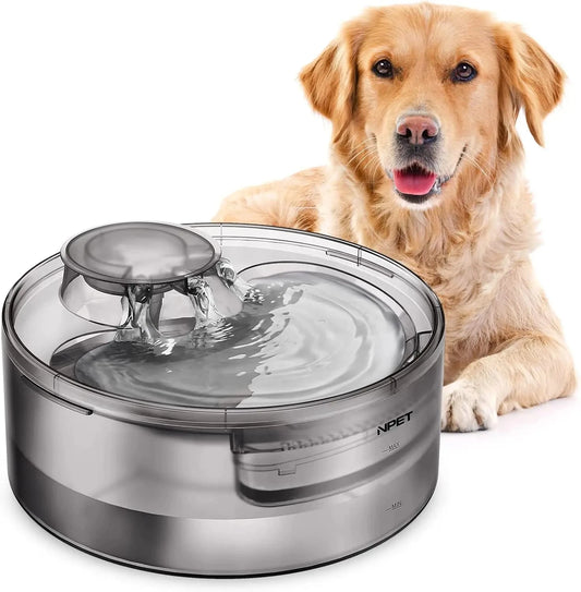 Pet Fountain, 170oz/1.3Gallon/5L Large Automatic Water Dispenser Ohberri