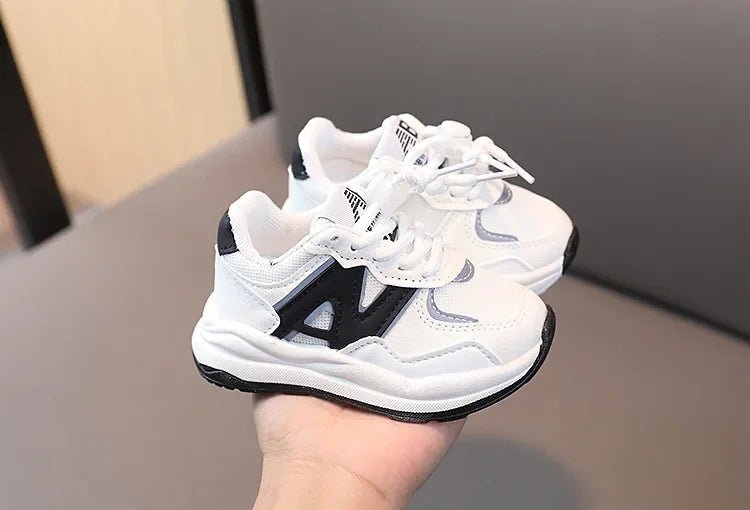 Boys and Girls Fashion Casual Sneakers Kid's Trend Chic Running Shoes Basketball Shoes Children Flat Baby Toddler Outdoor Shoes Ohberri
