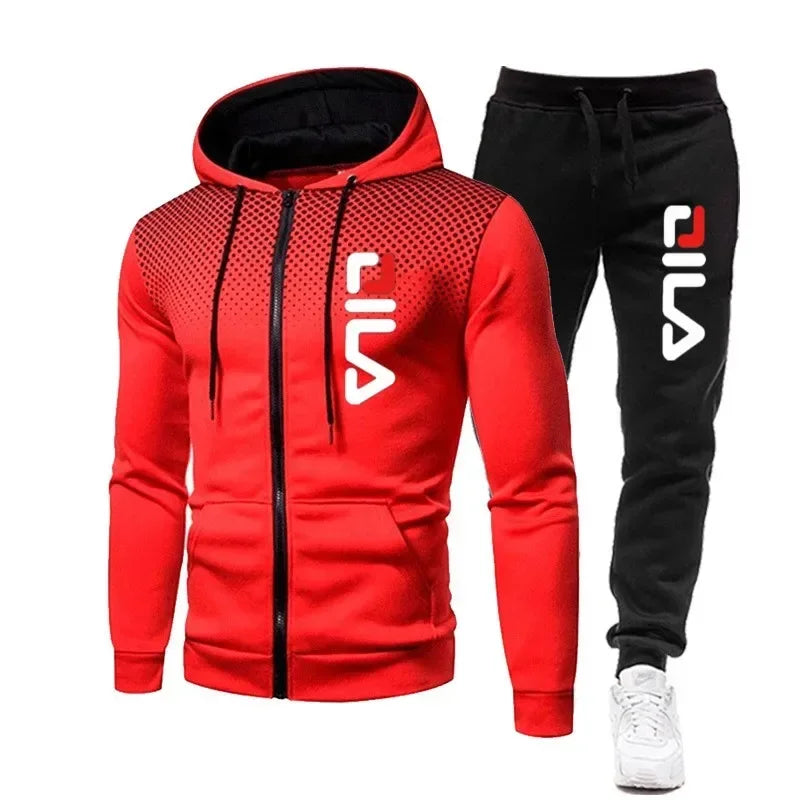 Mens Tracksuits+Sweatpants Two Pieces Suits Ohberri