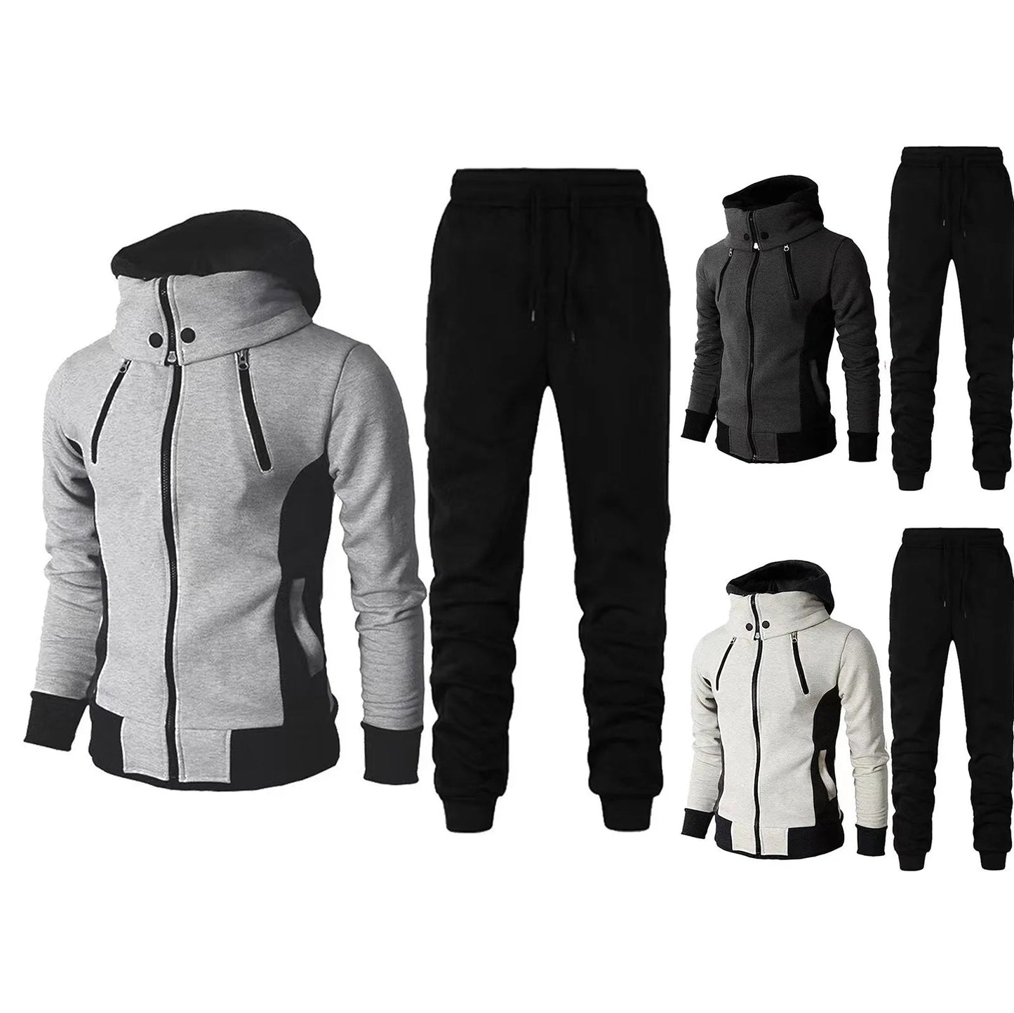 2 Piece Hoodie Athletic Sweatsuits Ohberri