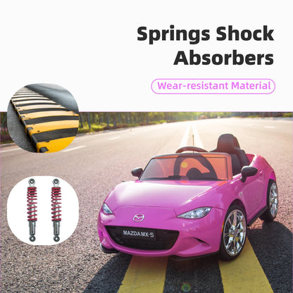 12V Mazda MX-5 Electric Car for Kids with Parent Remote Control, Lights, Music - Ohberri