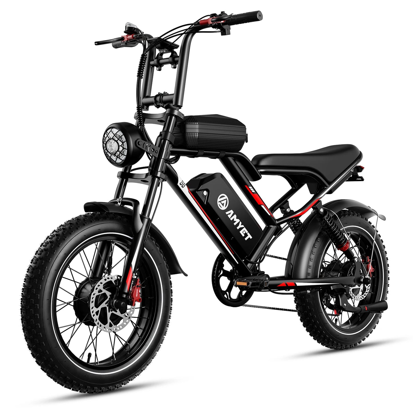 Electric Bike 2000W Dual Motor 48V 25AH Battery 20" - Ohberri