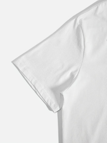 Christian T-shirt Round Neck Casual with Inspiring "Praise The Lord" Ohberri