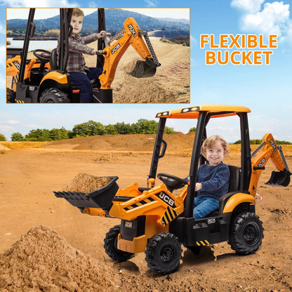 4 in 1 Ride on Excavator & Bulldozer With Remote Control Ohberri