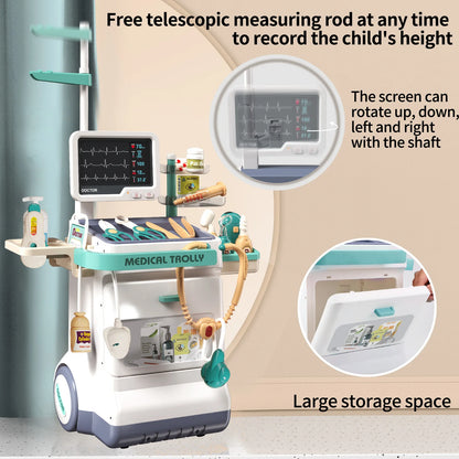 Children's Doctor Toy Set Role-Playing Injection and Stethoscope Simulation - Ohberri