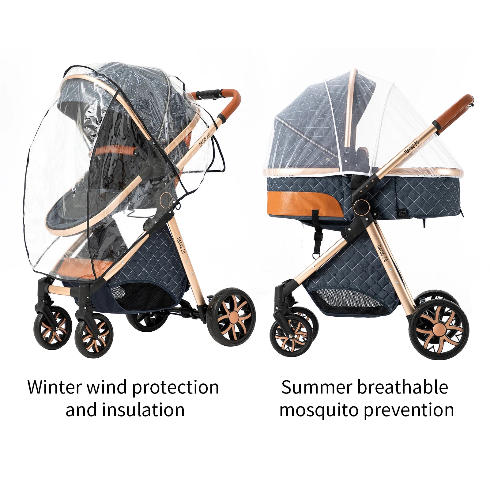 3 in 1 Baby Stroller - Ohberri