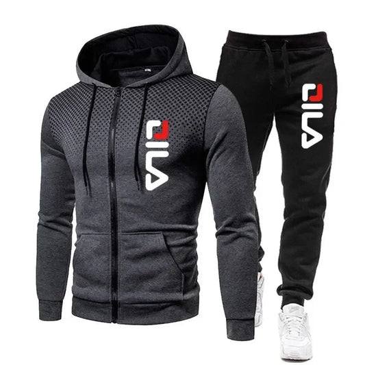 Mens Tracksuits+Sweatpants Two Pieces Suits Ohberri