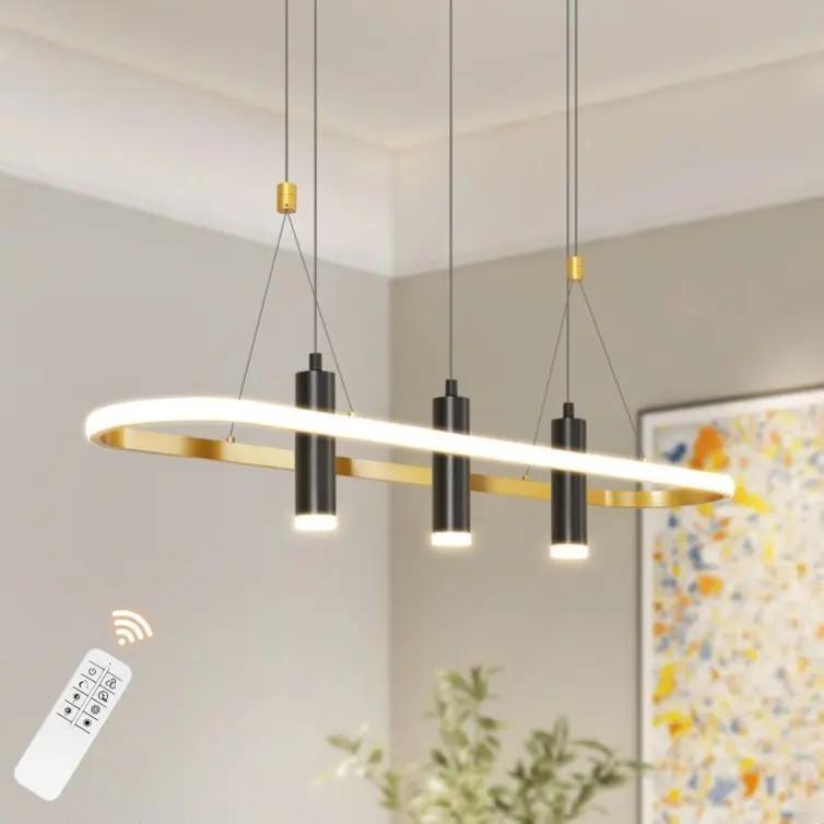 Black Gold Dimmable LED Pendant Light No Bulb My Store