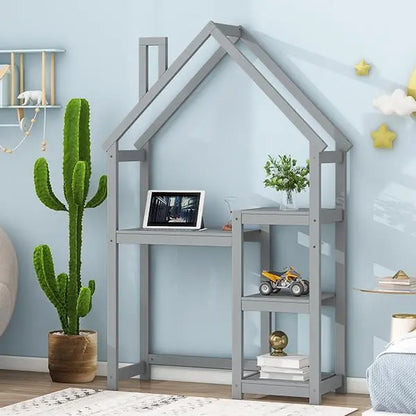 Wooden Writing Desk In The Shape Of A House My Store