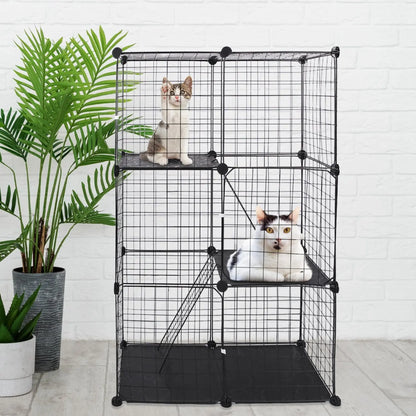 Cat Cage With 3 Doors And 3 Layers, Suitable For Kittens, Puppies, Rabbits My Store