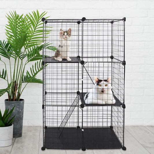 Cat Cage With 3 Doors And 3 Layers, Suitable For Kittens, Puppies, Rabbits My Store