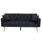 Modern Velvet  Sofa Bed Folding Futon My Store