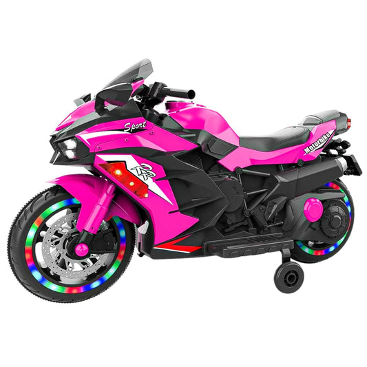 Kids Motorcycle For 3-6 Years, 12V Electric Ride On Inkedjoy