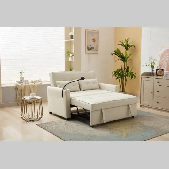 Futon Chair Bed Convertible Chair 3 In  1 Pull Out Sleeper Chair Bed My Store