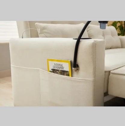 Futon Chair Bed Convertible Chair 3 In  1 Pull Out Sleeper Chair Bed My Store