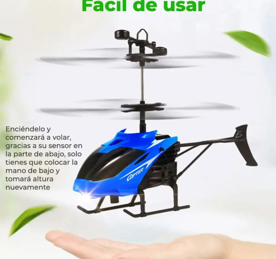 Rechargeable Sensor Control Helicopter Drone Toy Inkedjoy