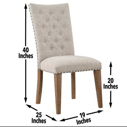 Riverdale - Side Chair Oatmeal My Store