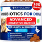 Support Gut Health Itchy Skin Allergies Immunity Yeast Balance Dog Probiotics -180 Probiotic Chews My Store