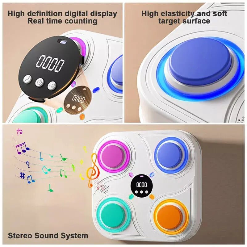 Smart Punching Boxing Electronic Music Machine Home Training Bluetooth With LED. My Store