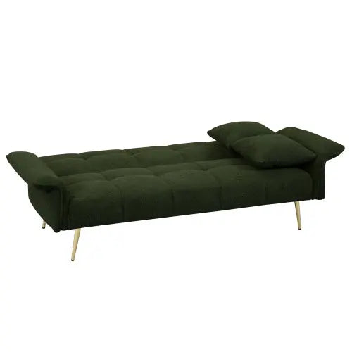 Futon Sofa , Convertible Double Sofa Bed With Folding Armrests My Store