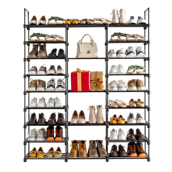 3 Rows And 9 Layers With Hooks Can Hold 50 Pairs Of Shoe Racks Inkedjoy