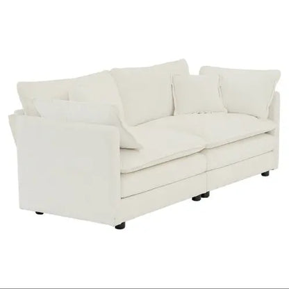Modern Fabric Love seat Sofa - Ohberri