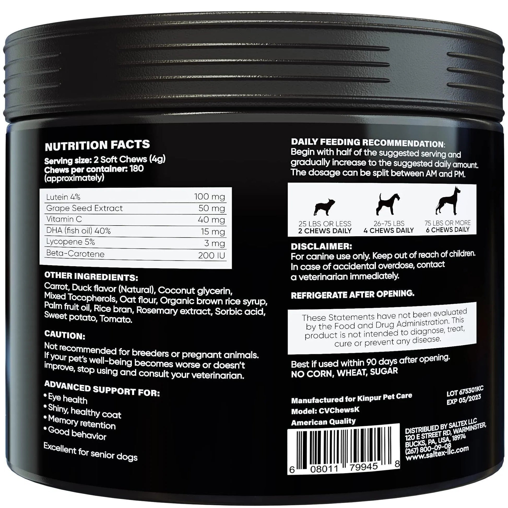Eye Vitamins For Dogs Dog Vision My Store