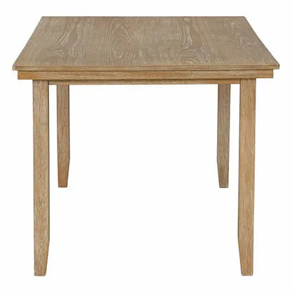 6-piece Wooden Dining Table Set With Dining Table And Chairs With Benches My Store