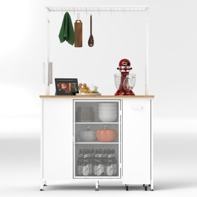 Kitchen Island With Storage Space White Inkedjoy