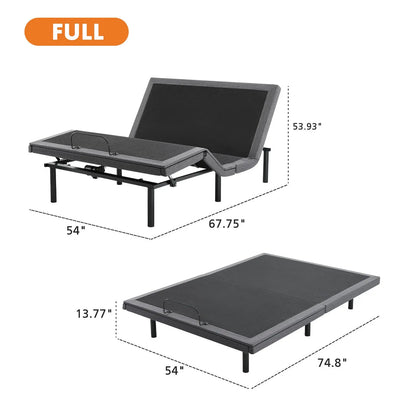 Electric Bed Fully Functional Bed Frame With Wireless Remote Control My Store