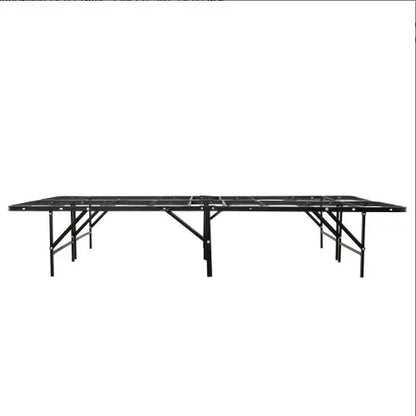 Metal Mattress Foundation Bed Frame, Queen Size Bed Base, Bedroom Furniture, Black My Store