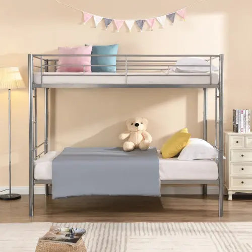 METAL BUNK BED SILVER My Store