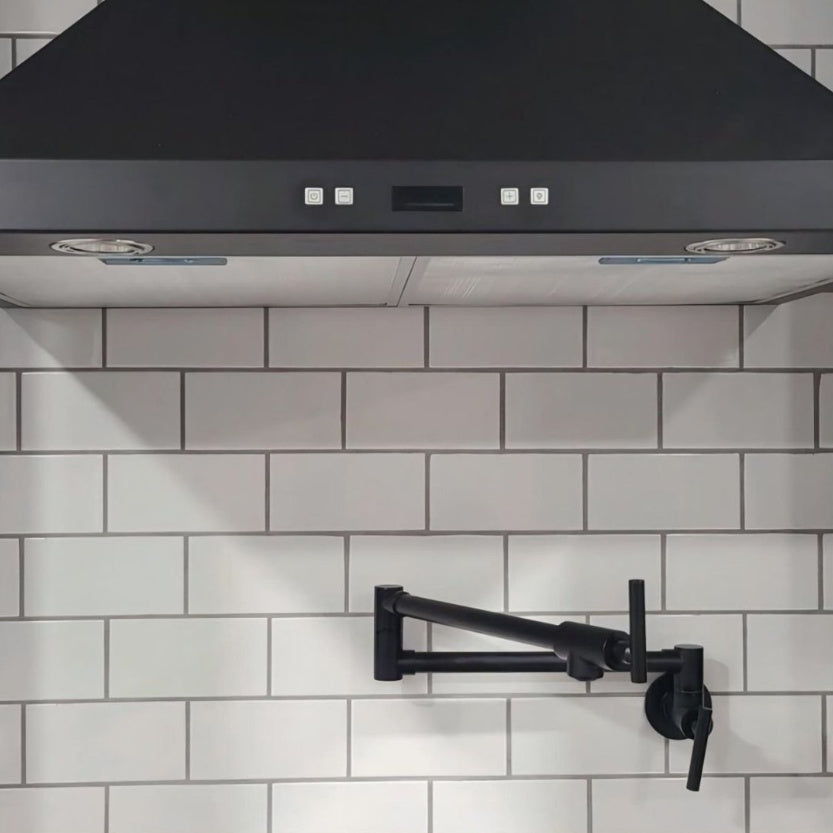 Pot Filler Faucet Wall Mount- Matte Black My Store