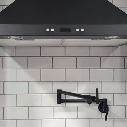 Pot Filler Faucet Wall Mount- Matte Black My Store