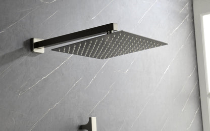 Shower System With Hand Held, Slide Bar, Sprayer Inkedjoy