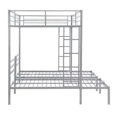 Full Over Twin Twin Size Bunk Bed With Built-in Shelf My Store
