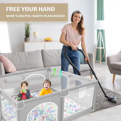 Baby Playpen With Mat Activity Center Indoor My Store