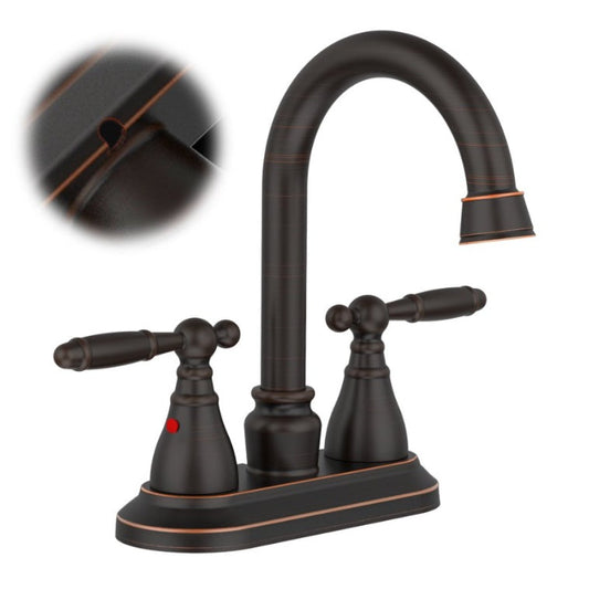 2 Handles Bathroom Sink Faucet, Oil Rubbed Bronze My Store