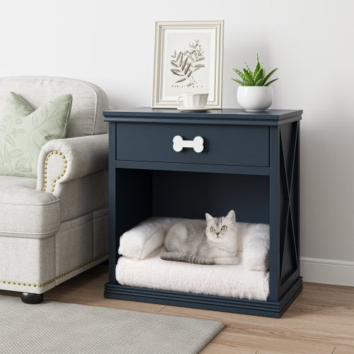 Vintage Small Locker With LED Lights And Pet Bed My Store