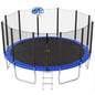 16FT Trampoline For Kids With Safety Enclosure Net, Basketball Hoop And Ladder My Store