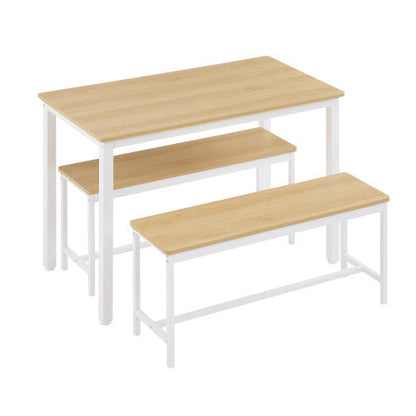Dining Table Set, Kitchen Table Counter With Chairs Inkedjoy