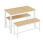 Dining Table Set, Kitchen Table Counter With Chairs Inkedjoy