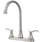 Single Handle High Brushed Nickel Pull Out Kitchen Faucet My Store