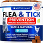 Flea Treatment For Cats Natural Flea And Tick Prevention Supplement For Cats Kittens Chewable Daily Oral Pills With Vitamins -135 Soft Chews My Store